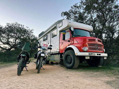 Overlanding rig and motocyles