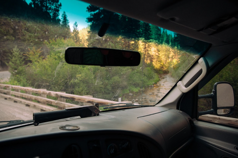 COMBAR on the dashboard of Overlanding Rig