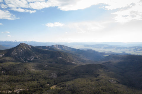 Montana mountain views accessed with a side-by-side