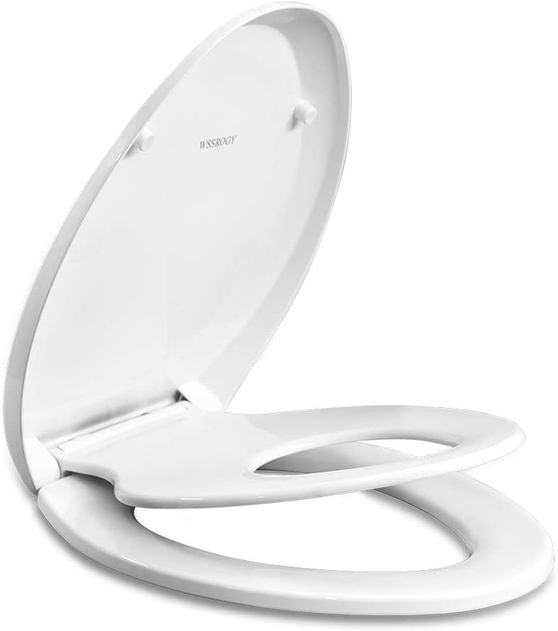 Photo 1 of Elongated Toilet Seat with Built in Potty Training Seat
