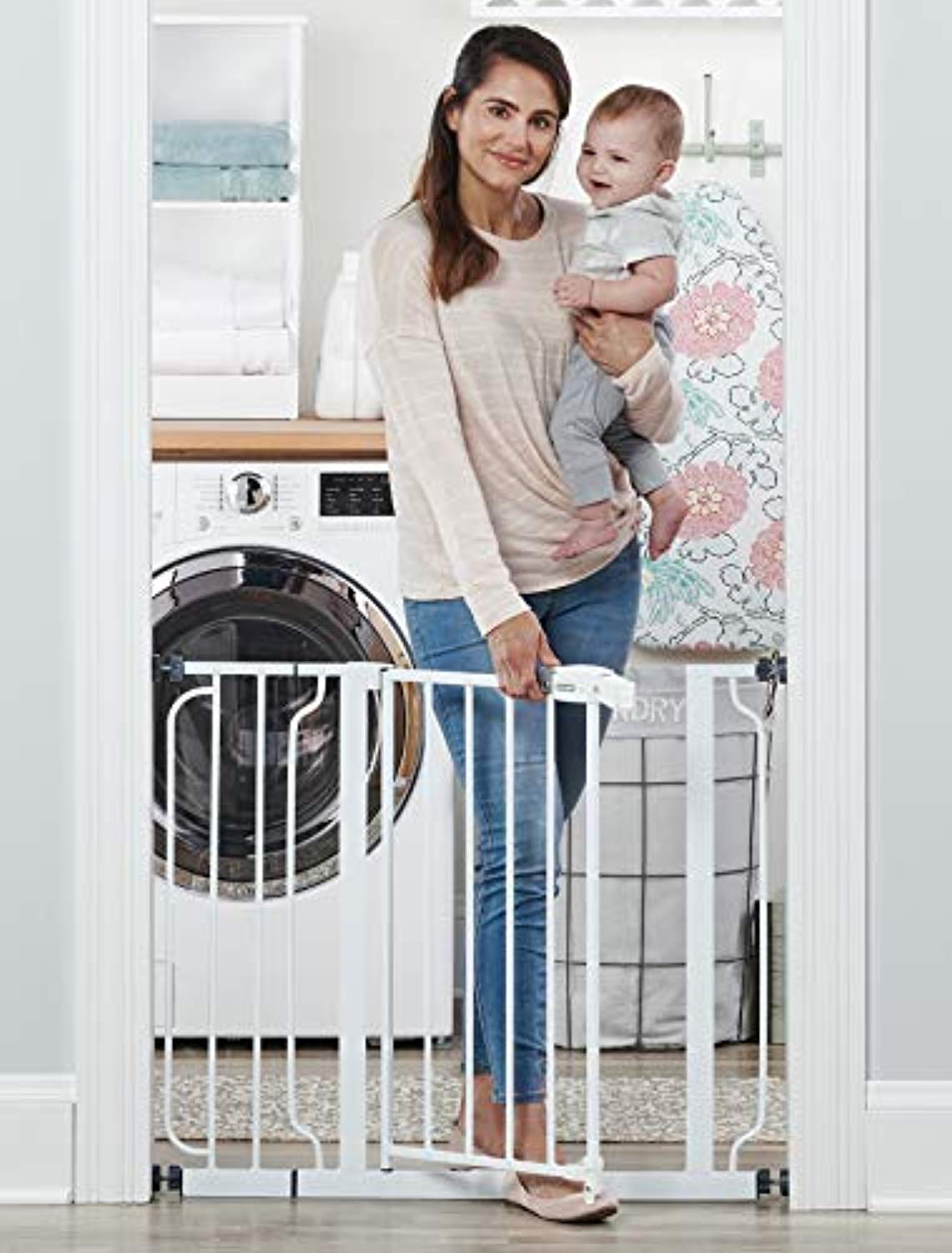 Photo 1 of Regalo Easy Step 38.5-Inch Extra Wide Walk Thru Baby Gate
