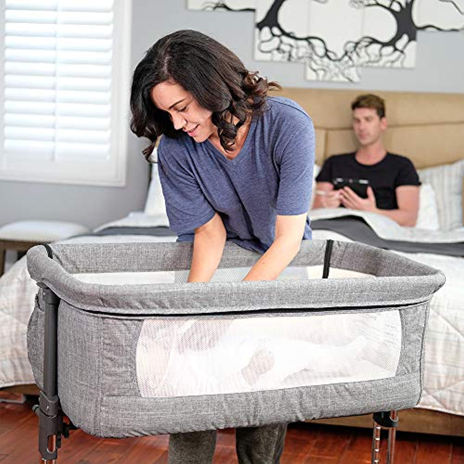 mika micky bedside sleeper easy folding portable