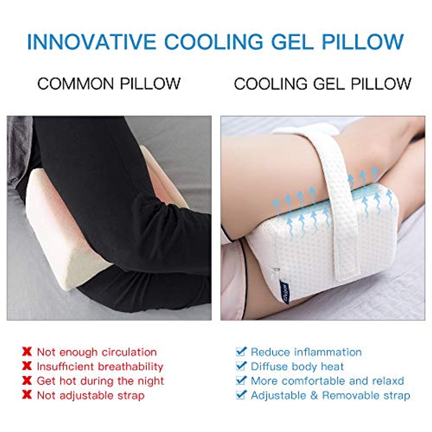 cooling leg pillow