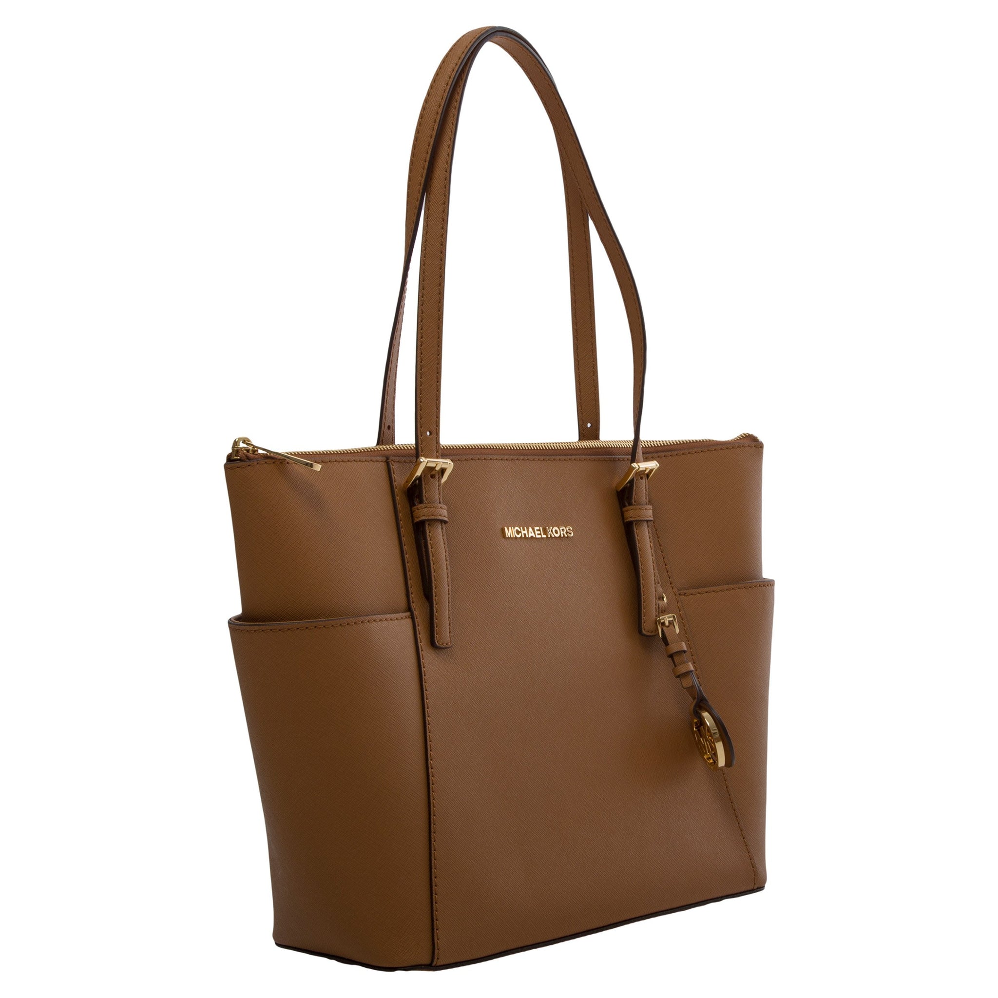 michael kors jet set tote acorn