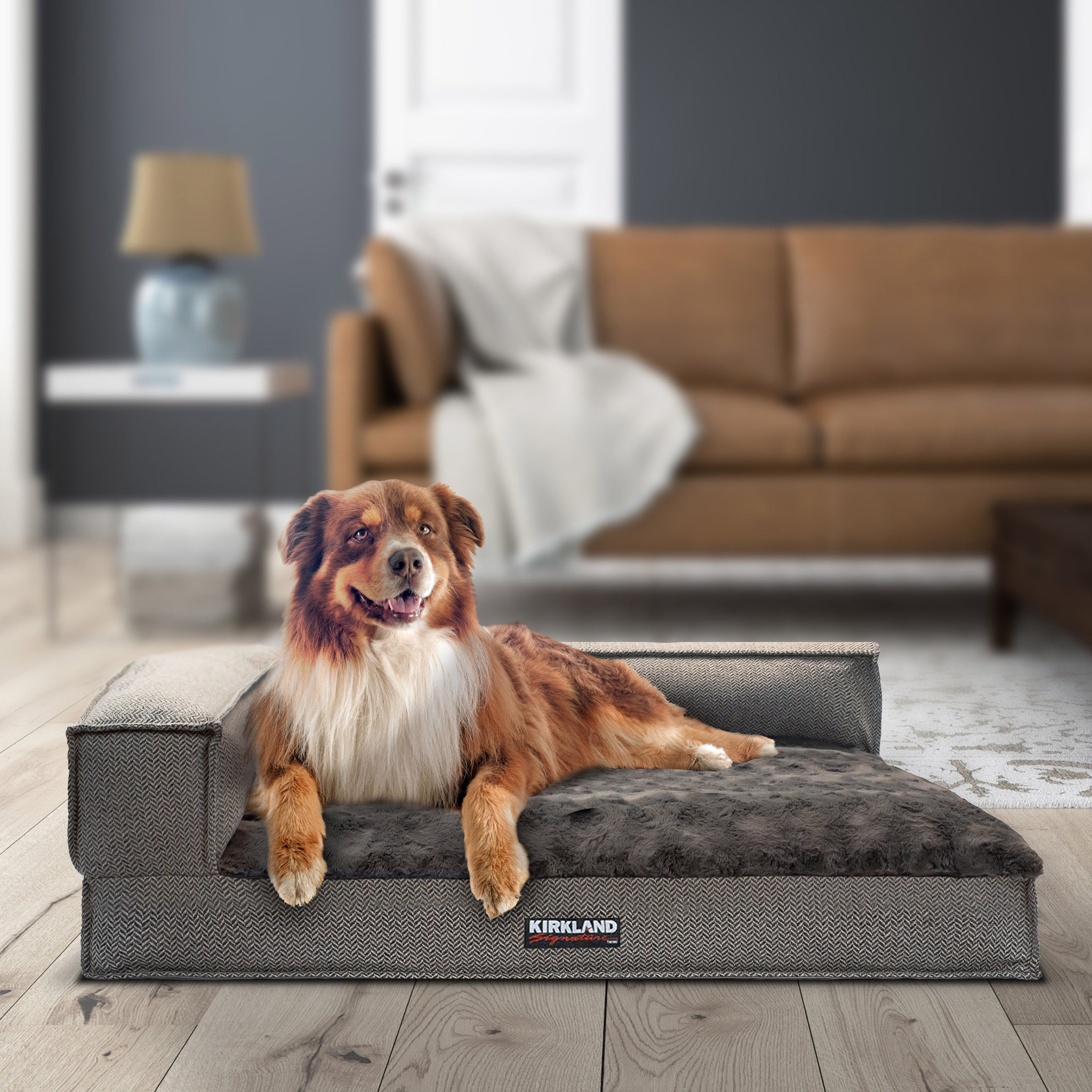 bolster dog bed