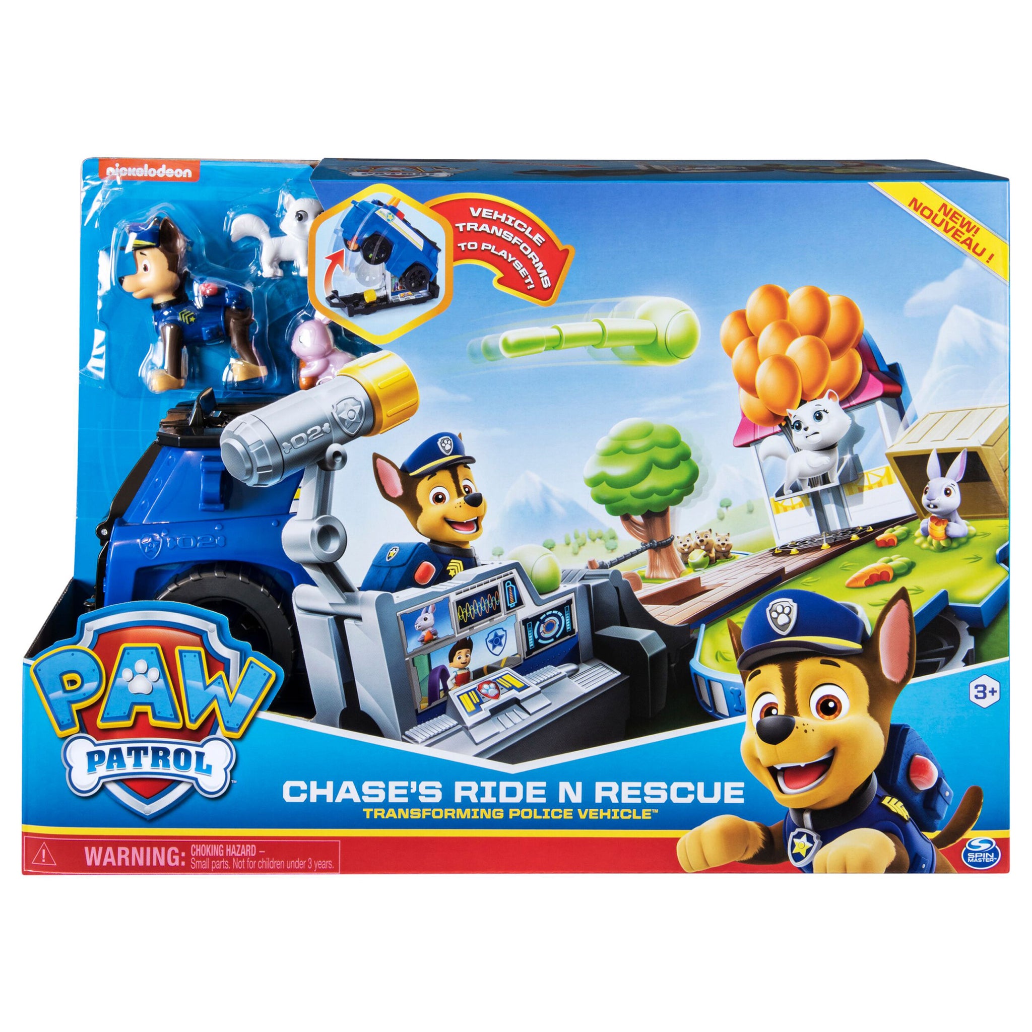 paw patrol chase ride on car