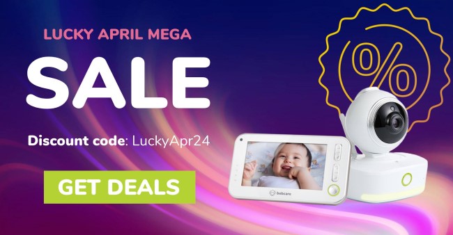 Bebcare Lucky April 2024 Mega Sale and Deals on Baby Monitors and Air Purifiers. Best price guaranteed on baby monitors