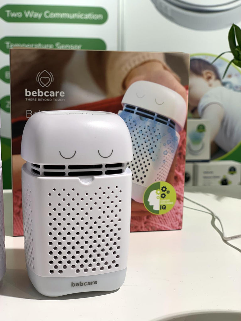 Bebcare Air baby portable air purifier with USB-C charging. Kind & Jugend Innovation Award Nomination