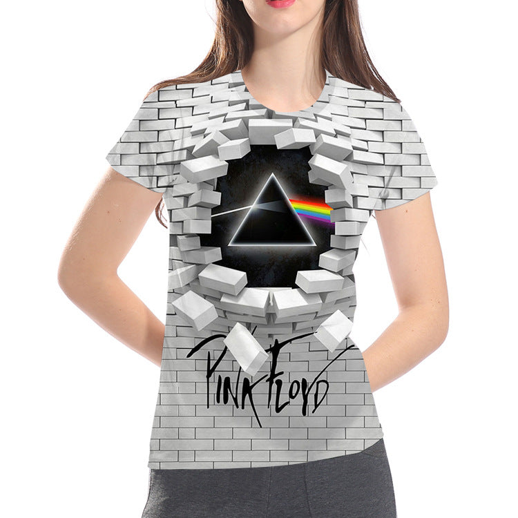 Sale Pink Floyd T-shirt 3D Print Summer Tee – uhoodie - 750 x 750 jpeg 57kB
