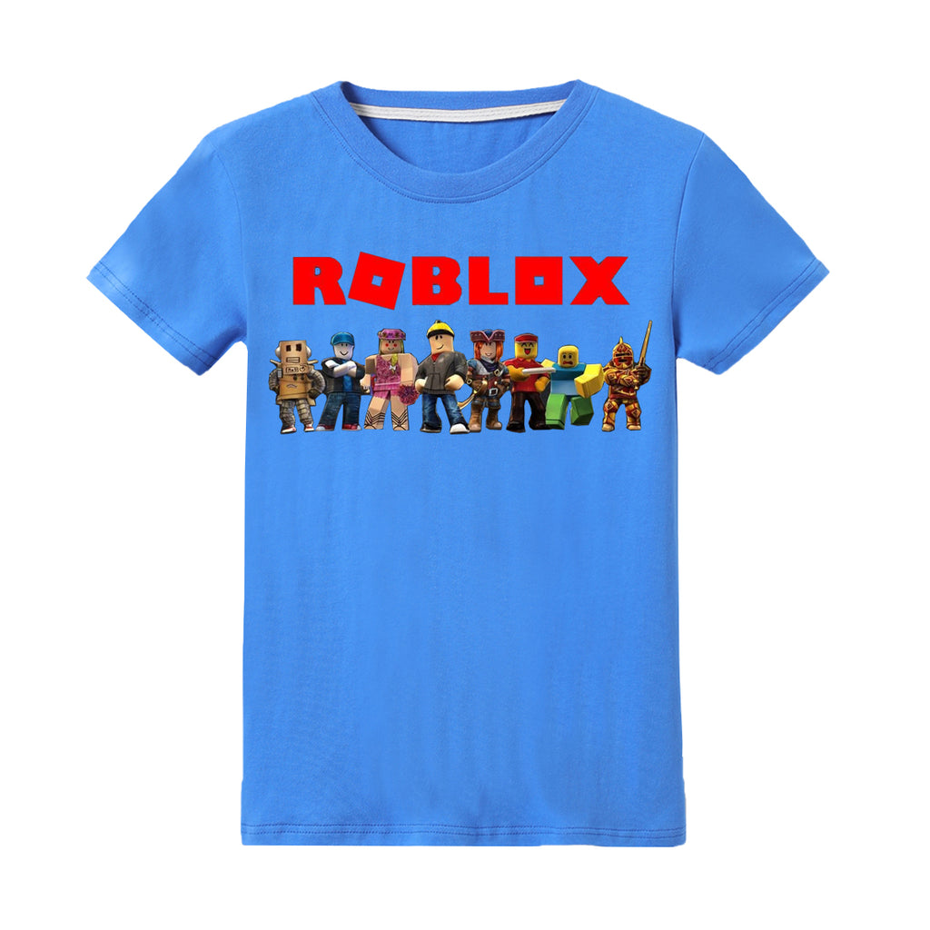 T Shirt Roblox Halloween Blue