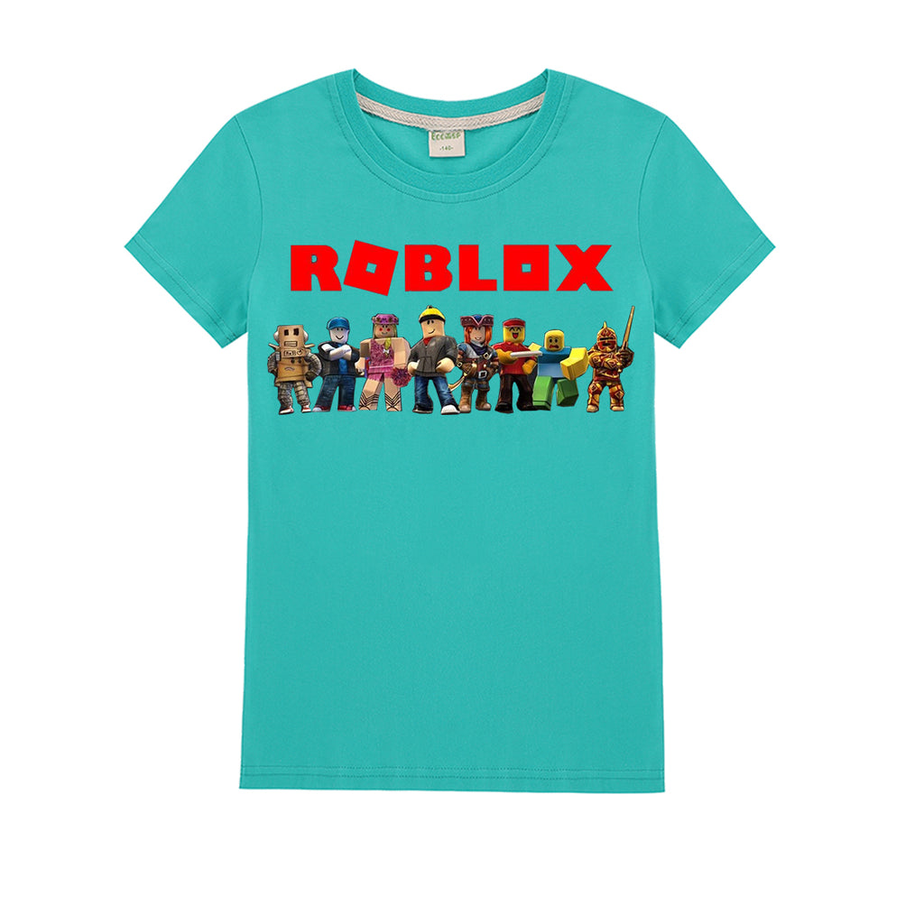 Roblox T Shirt Boys Girls Print Shirts Back To School Shirt Uhoodie - roblox printed cotton t shirts in 2019 boys t shirts