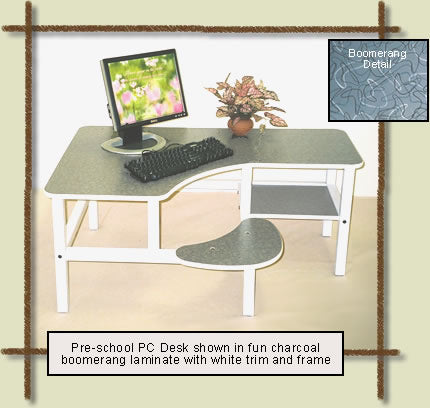 Upscale Kids Computer Desk Prodigy 19 Pre School Pc Desk Optional