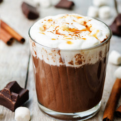 Salted Caramel & Spiced Rum Hot Chocolate