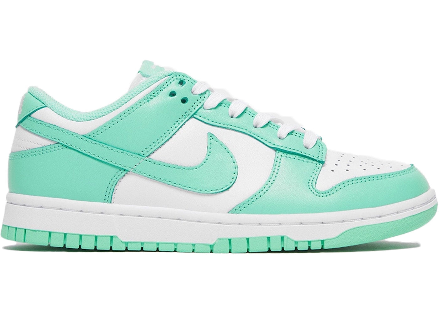 nike sb dunks green glow