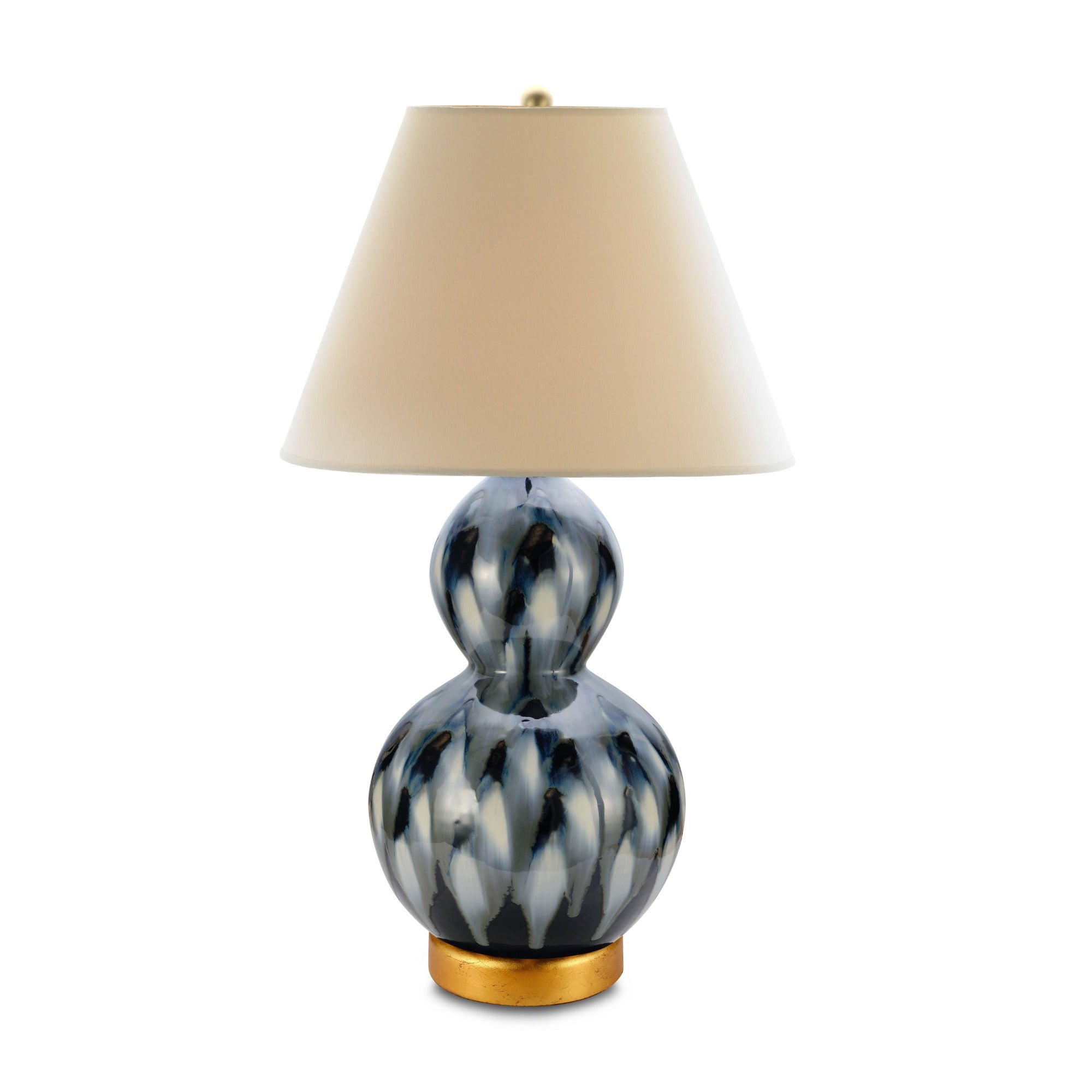 Small Pheasant Feather Lamp (Blue)