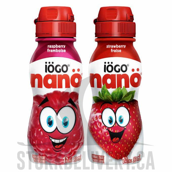 Iögo Nano Drinkable Yogurt 24 X 93Ml Eggs Butter