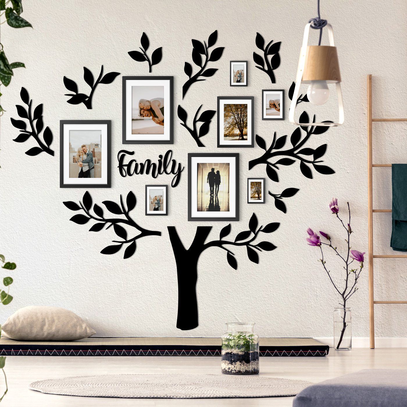 семейное дерево на стене фото