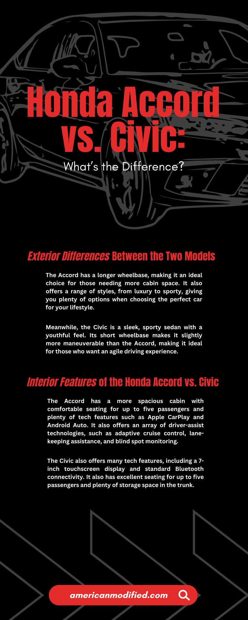 Honda Accord vs. Civic: What’s the Difference?
