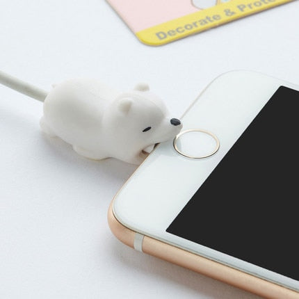 1 Pc Cute Animal Cable Protector