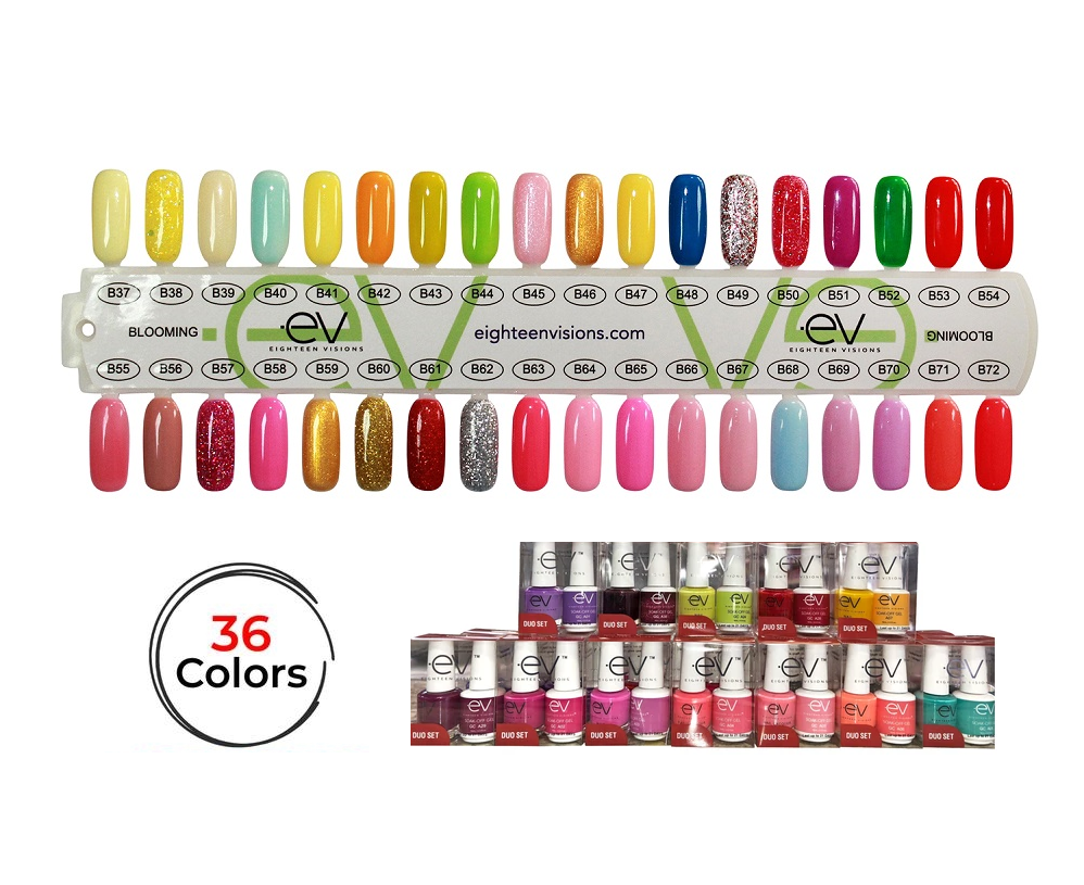 Blooming Collection - Gel + Lacquer Duos (36 matching colors ...