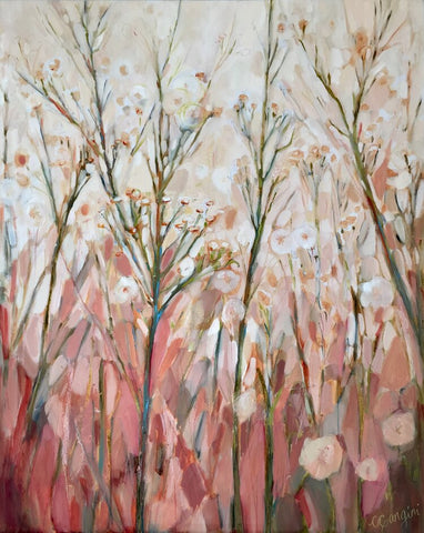 "Weeds" and oil painting by Maui artist Carla Gangini