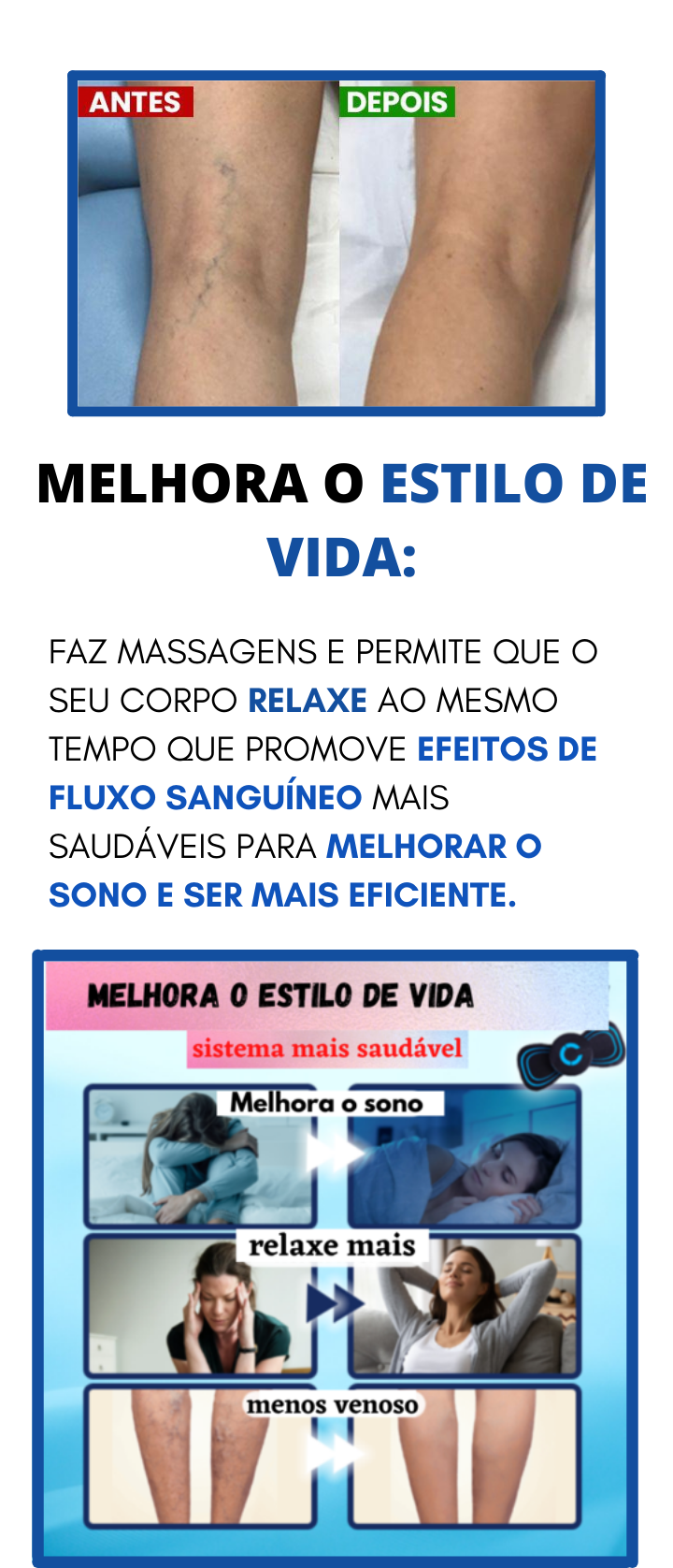 Massageador Muscular Elétrico Varilex Usb Recarregavel Dor em