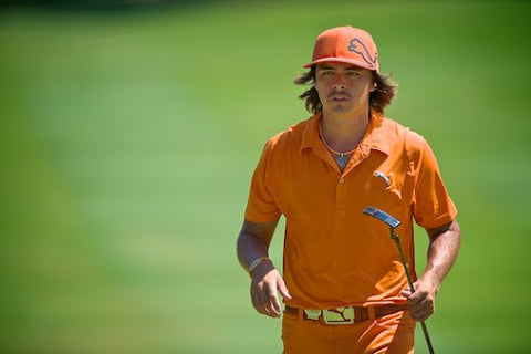 rickie fowler orange golf outfit