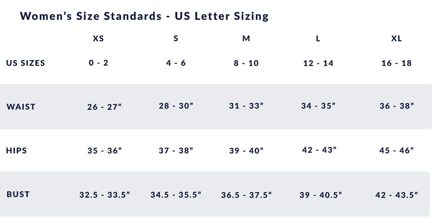 Womens Size Chart