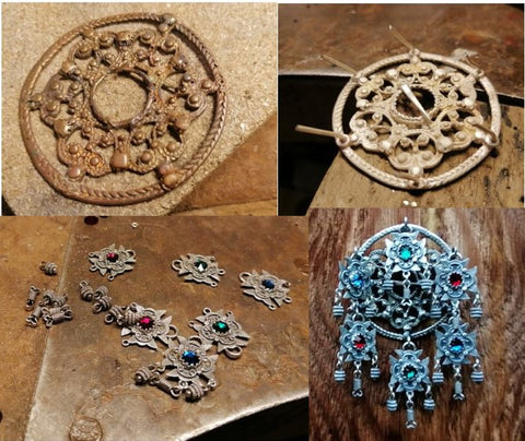 Ivar Brendemo restored a traditional brooch that was over 300 years old.