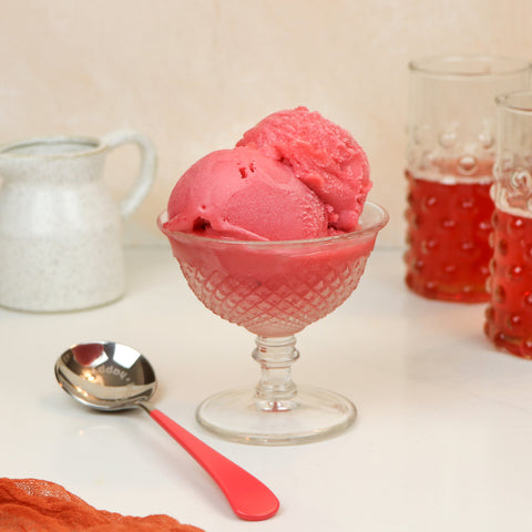 Raspberry Sorbet - 5 Minute Meals - Eat Proper Good