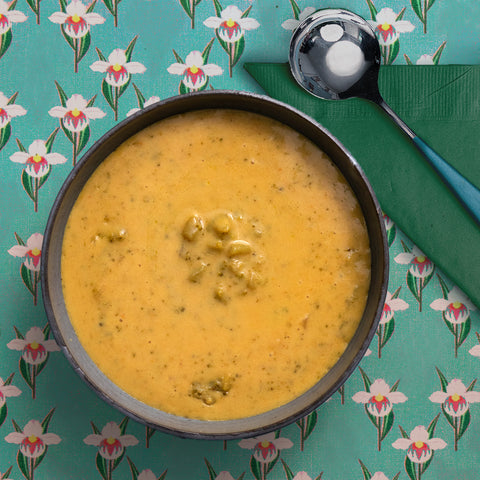 Broccoli Cheddar Soup - Office Lunch Ideas - Eat Proper Good