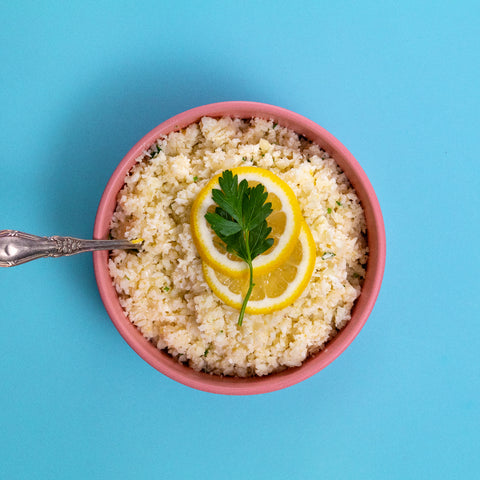 Cauliflower lemon herb rice - Eat Proper Good