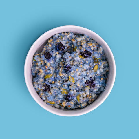 Blueberry and Coconut Oatmeal - Gluten Free Breakfast Ideas -Eat Proper Good