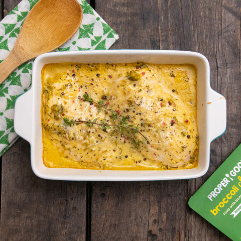 BROCCOLI CHEDDAR BAKED CHICKEN - Eat Proper Good