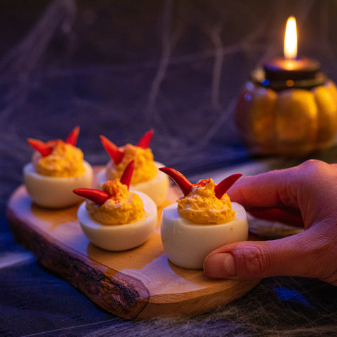 Deviled Devil Eggs - Eat Proper Good