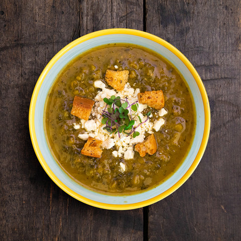 Split Pea and kale soup - Eat Proper Good