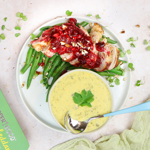 THANKSGIVING CRANBERRY OVEN BAKE CHICKEN - Eat Proper Good