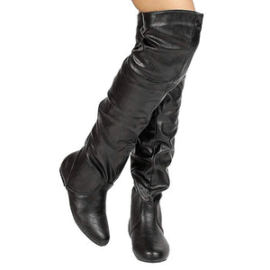 warm knee high boots