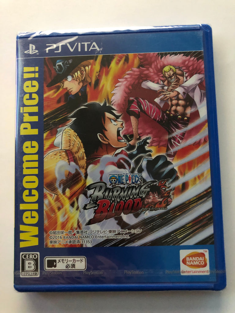 Ps Vita One Piece Burning Blood Welcome Price The Brewing Academy