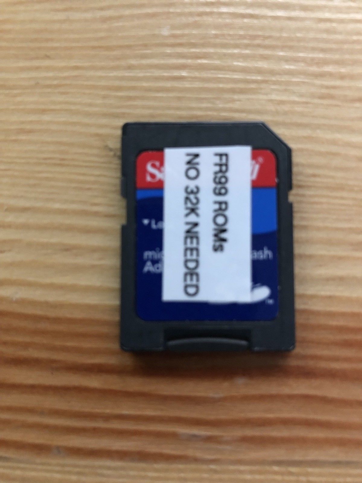 TBA's 8gb uSD with adapter card for FlashROM99 (TI 99/4a)
