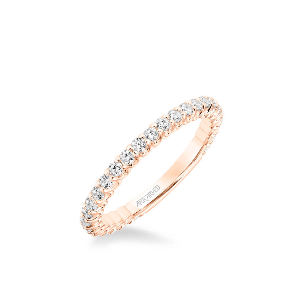 diamond encrusted wedding band