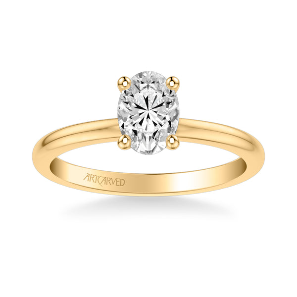 Kit Classic Solitaire Diamond Engagement Ring - artcarvedbridal