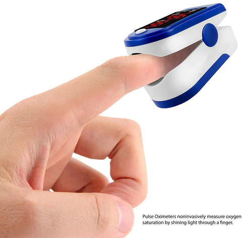 finger device to measure oxygen