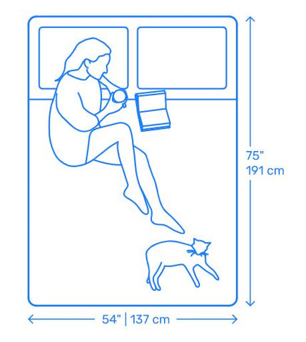 Double Bed Dimension In cm and Inches