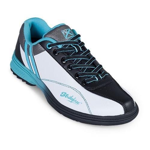 KR Strikeforce Womens Starr White/Black/Teal Right Hand Bowling Shoes ...