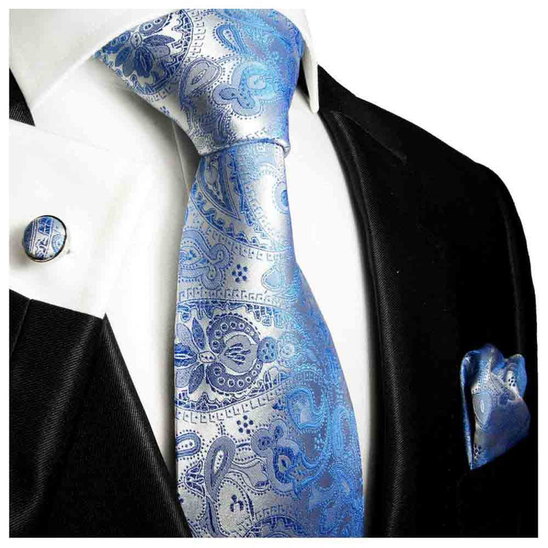 Krawatte Blau Weiss Paisley 50 Sale Blaue Herren Business Krawatte Seide 428