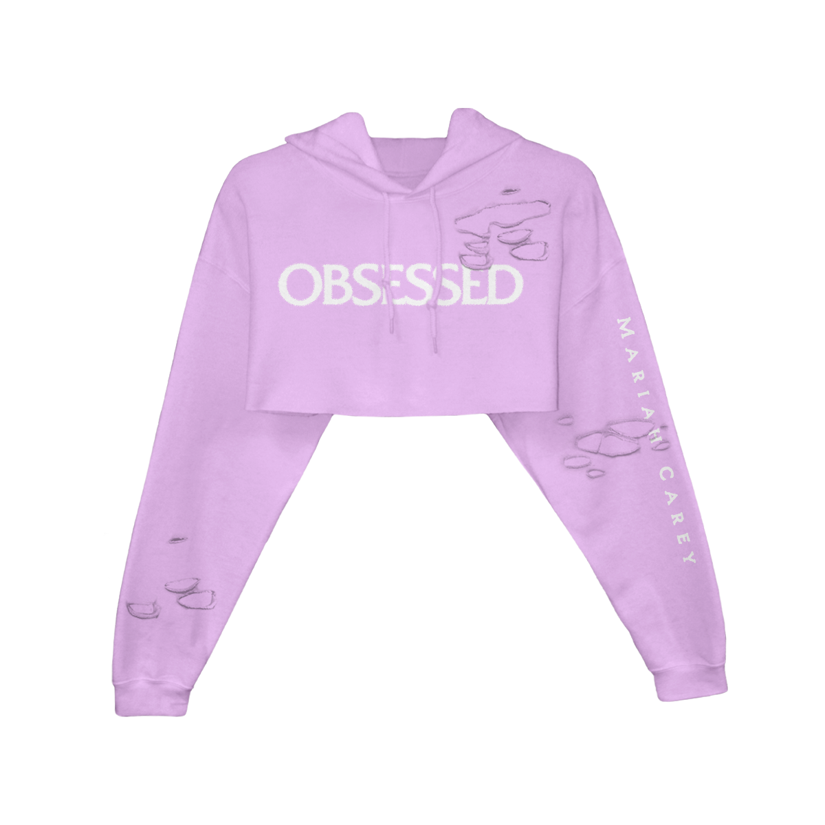 Obsessed Crop Hoodie - Lilac - Mariah Carey product image