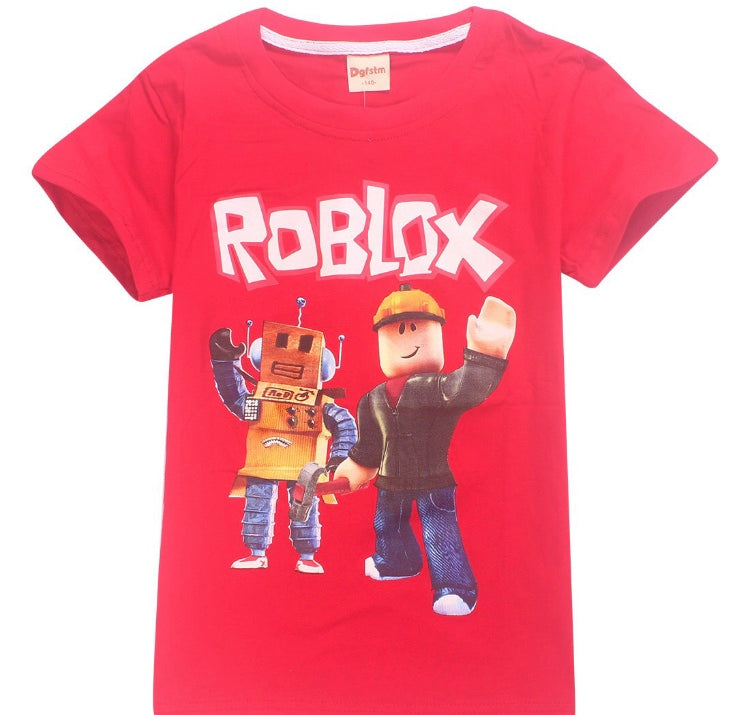 Roblox T Shirt Red The Childrens Closet - load image into gallery viewer roblox t shirt red