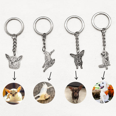 Custom Pet Photo Key Chain - Pawtisfaction