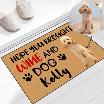 Dog Doormat Customized Hope You Like Dog Hair Personalized Gift - PERSONAL84